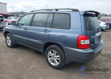 2007 Toyota Highlander Hybrid Limited V6 из США, поврежденный, VIN JTEEW21A170048491